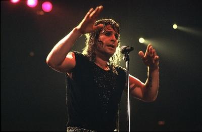 1/ Konzert 89: Ozzy Osbourne, ich denke beim 5j?hrigen Bestehen des Metal Hammer, Party in der Dortmunder Westfalenhalle-stock-photo