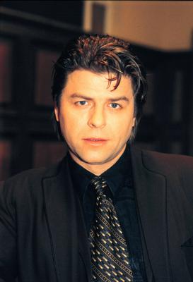 UWE FELLENSIEK Uwe Fellensiek, deutscher Schauspieler und Musiker, Portrait 1998. Uwe Fellensiek, German actor and music-stock-foto