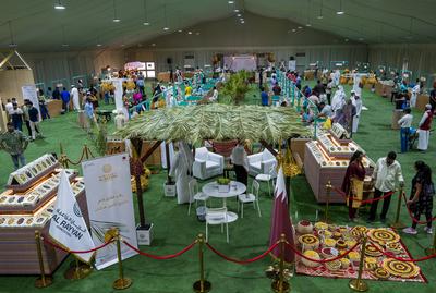 QATAR LOCAL DATES FESTIVAL 2025-stock-photo