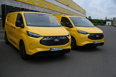 Ford Elektrofahrzeuge DHL Deutsche Post-stock-foto