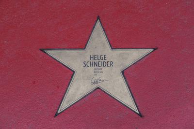Star von Helge Schneider am Boulevard der Stars am Potsdamer Platz in Berlin am 13.02.2019 *** Star of Helge Schneider-stock-foto