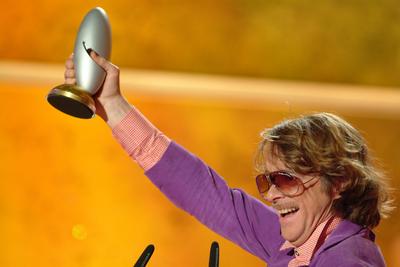 Der Deutsche Comedypreis 2003 Der Deutsche Comedypreis 2003 mit dabei Schauspieler Helge Schneider moderiert eine Nomini-stock-foto