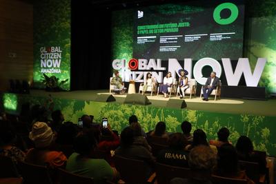 Global Citizen Now Bel?m-stock-foto