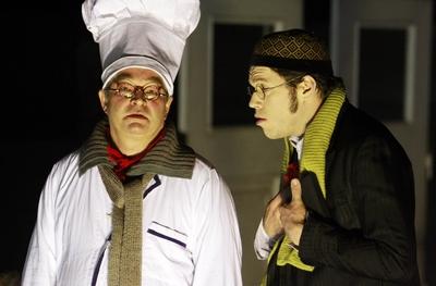 77/ Mein Kampf , Martin Seifert & Michael Rothmann, im Berliner Ensemble, Kultur, Theater, Schauspiel, Schauspieler, Ber-stock-photo