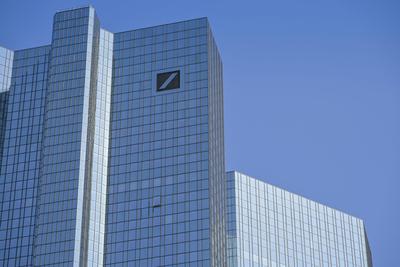 Deutsche Bank, Zentrale, Deutsche Bank Towers, Taunusanlage, Frankfurt am Main, Hessen, Deutschland-stock-foto