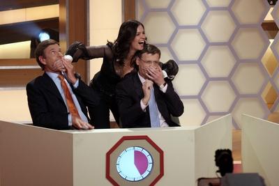 8/ TV: Claus Kleber, Katharina Witt, G?nther Jauch, (Dalli-Dalli), Unsere Besten - Die gr?ssten Fernsehmomente, ZDF , Fe-stock-foto