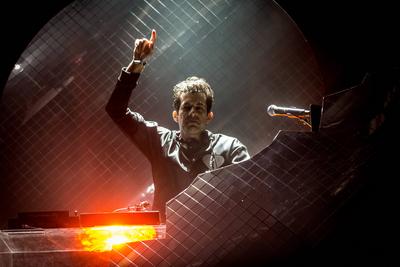 Mark Ronson at Northside 2019, Aarhus, Denmark Denmark, Aarhus - June 7, 2019. The English record producer, DJ and songw-stock-foto