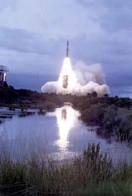 Space Launches Viking 2 bound for Mars September 9th 1975 Colour Medium Format Transparency AUFN-stock-foto