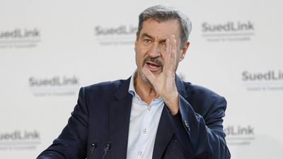 SuedLink: Auftakt der Bauarbeiten bei Oerlenbach-stock-foto