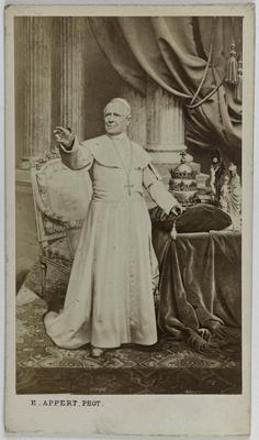 Portrait of Pius IX (Jean Marie Mastaï Ferretti), (1792-1878), (Pope from 1846 to 1878) Portrait of Pius IX (Jean Marie-stock-foto