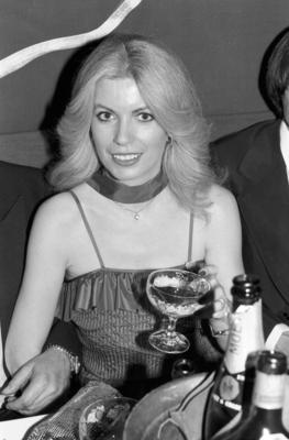 Die deutsche Schauspielerin Christiane Kr?ger beim Deutschen Filmball am 11.01.1981 in M?nchen, Deutschland 1980er Jahr-stock-foto