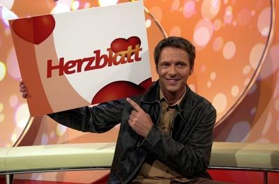 Moderator J?rg Pilawa GER anl?sslich seines Einstandes als neuer Moderator von Herzblatt-stock-photo