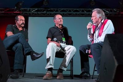 Philippe Martinez Regis Debray NEWS Fete de l Humanite La Courneuve 10 09 2016 StephenCaille-stock-foto