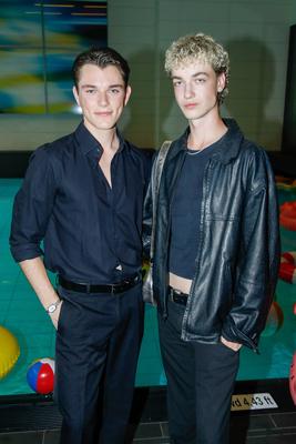 Charity Promi Swim Event 2024 zugunsten von Kindeswohl-stock-foto