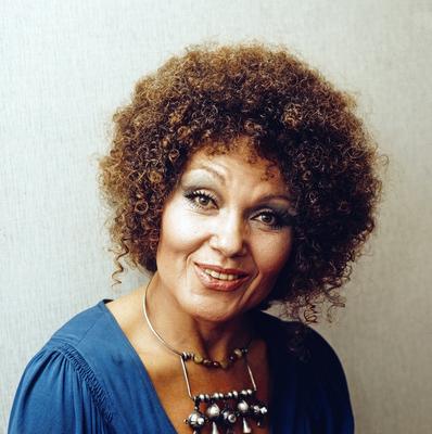 CLEO LAINE Cleo Laine, englische Jazz S?ngerin, Portrait, circa 1972. Cleo Laine, English Jazz singer, portrait, circa 1-stock-foto