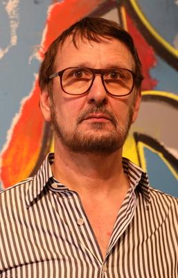 Daniel RICHTER Austellung Mit elben Birnen bei ROPAC-stock-foto