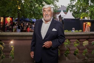News Bilder des Tages Verleihung des Mario Adorf Preises 01.08.2021 - Mario Adorf bei der Verleihung des Mario-Adorf-Pre-stock-foto
