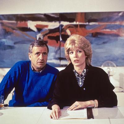 Derrick, Krimiserie, Deutschland 1985, Folge: Ein unheimlicher Abgang , Regie: J?rgen Goslar, Darsteller: Peter Bongartz-stock-foto
