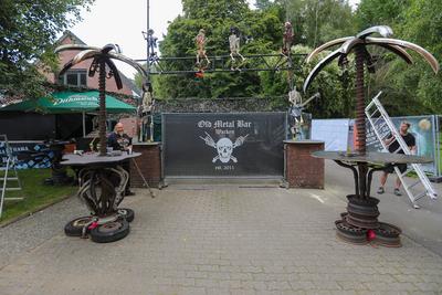 Wacken 2025 erste Metalheads aus aller Welt treffen ein.-stock-foto