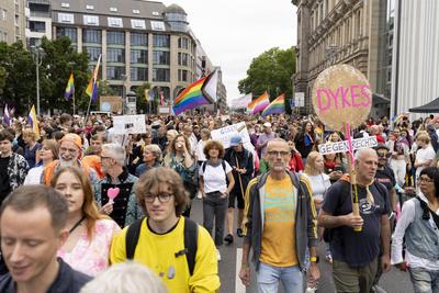 Berlin, Christopher Street Day, CSD, Berlin Pride-stock-foto