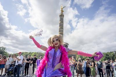 Berlin, Christopher Street Day, CSD, Berlin Pride-stock-foto