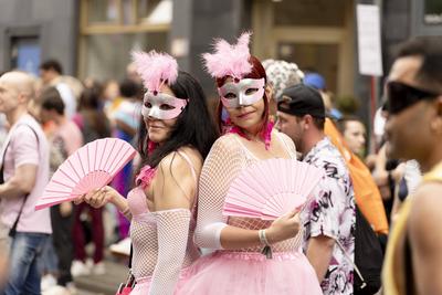 Berlin, Christopher Street Day, CSD, Berlin Pride-stock-foto
