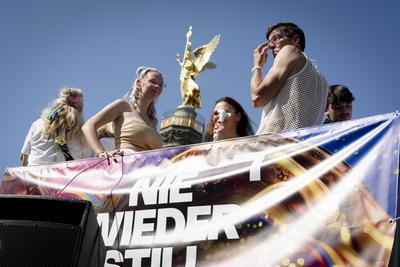 Berlin, Christopher Street Day, CSD, Berlin Pride-stock-foto