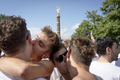 Berlin, Christopher Street Day, CSD, Berlin Pride-stock-foto