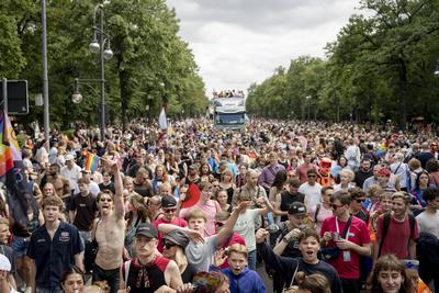 Berlin, Christopher Street Day, CSD, Berlin Pride-stock-foto