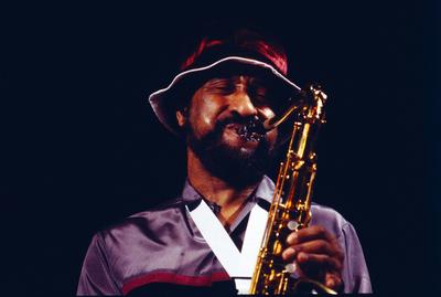 SONNY ROLLINS Sonny Rollins, auch Theodore Walter Rollins, ber?hmter Jazz-Musiker, amerikanischer Tenorsaxophonist, Kom-stock-foto