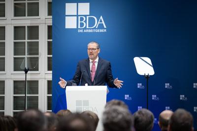 Bundesvereinigung der Deutschen Arbeitgeberverbaende e.V. - Konferenz zum Unternehmertum in Deutschland Dr. Rainer Dulge-stock-foto
