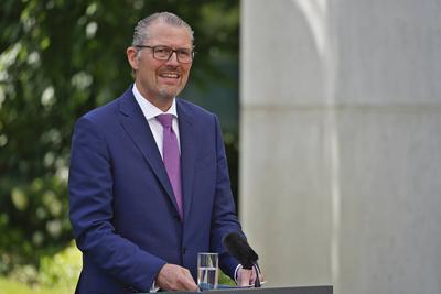 Statement nach der Konzertierten Aktion BDA-Pr?sident Rainer Dulger 4.7.2022 Statement nach der Konzertierten Aktion im-stock-foto