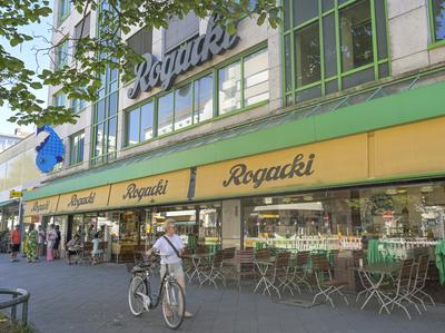 Feinkostgesch?ft Rogacki, Wilmersdorfer Stra?e, Charlottenburg, Bezirk Charlottenburg-Wilmersdorf, Berlin, Deutschland-stock-photo