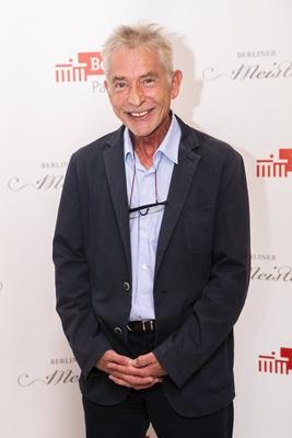 Dietmar Rogacki vom Feinkostgeschaeft Rogacki als Berliner Kiezmeister 2018 nach einer Pressekonfere-stock-foto
