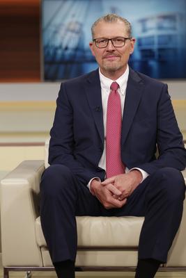 Rainer Dulger bei Anne Will 2022-07-17, Deutschland, Berlin. Rainer Dulger, Pr?sident der Bundesvereinigung der Deutsch-stock-foto