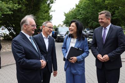 Reiche in Leuna Chemie-stock-foto