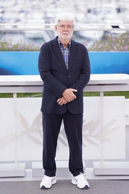 George Lucas photocall for the Palme dOr dHonneur - Honorary Golden Palm during the 77th Palais des Festivals in Cannes, France, 24 May 2024. Provence-Alpes-Cote d Azur Berl France *** George Lucas photocall for The Palme d or dHonneur Honorary Golden Palm during The 77th Palais of Festivals in Cannes, France, 24 May 2024 Provence Alpes Cote D Azur Berl France-stock-foto