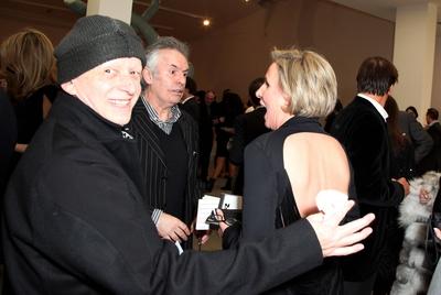 Fundraisingdinner zu Ehren Franz Wests Wien MUMOK 21 02 2013 Herbert BRANDL Karola KRAUS-stock-foto