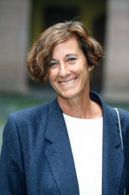 Buchmesse Frankfurt 1993 Doris Gercke, deutsche Schriftstellerin, auf der Buchmesse in Frankfurt, Deutschland 1993., Fra-stock-foto