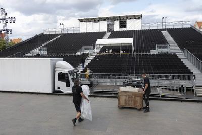 Domstufen Festspiele Erfurt 2025-stock-foto