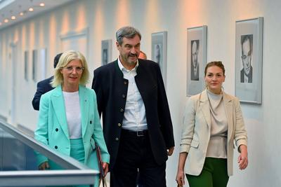 Letzte Kabinettssitzung der Bayerischen Staatsregierung vor der Sommerpause am 29.07.2025-stock-foto