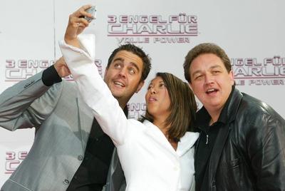 Drei Engel f?r Charlie Copyright: IMAGO. Herrmann Datum: 08.07.2003 Thema: Premiere des Filmes : Drei Engel f?r Charlie-stock-foto