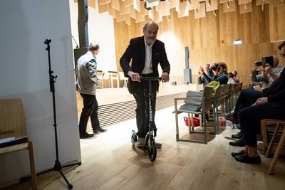 17.10.2018. Laulasmaa, Harjumaa. Arvo P?rdi keskus. Arvo P?rdi keskuse esimene p?ev. First day of Arvo P?rt center. Arv-stock-foto