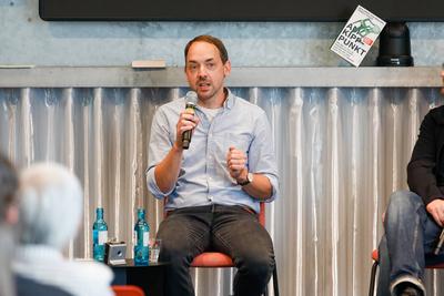 Buchpremiere von "Am Kippunkt. Wo das Klima zu kollabieren droht ? und wie wir uns noch retten k?nnen" von Toralf Staud und Benjamin von Brackel-stock-foto