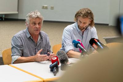 Pressekonferenz zur T?tung von Pavianen im Tiergarten N?rnberg. N?rnberg, 29.07.2025-stock-foto