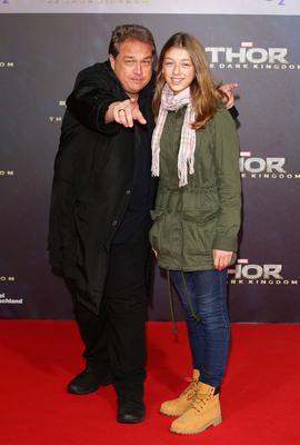 Oliver Kalkofe mit Tochter Celina - Thor The Dark World Premiere in Berlin am 27.10.2013 Copyright: xJamesxColdreyx-stock-foto