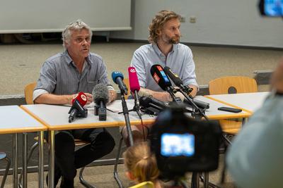 Pressekonferenz zur T?tung von Pavianen im Tiergarten N?rnberg, N?rnberg, 29.07.2025-stock-foto