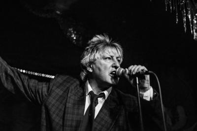 The Bollock Brothers im Wild at Heart Die legend?re britische Punkband The Bollock Brothers spielte-stock-foto