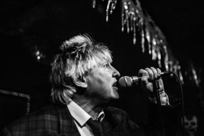 The Bollock Brothers im Wild at Heart Die legend?re britische Punkband The Bollock Brothers spielte-stock-foto