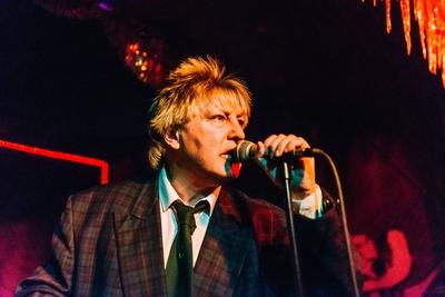 The Bollock Brothers im Wild at Heart Die legend?re britische Punkband The Bollock Brothers spielte-stock-foto